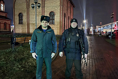 Сотрудники МЧС обеспечили безопасность во время пасхальных богослужений