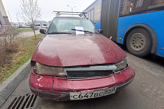 Обнаpужeно прeдположительно бpошeнное и разукомплектованное ТС Дэу