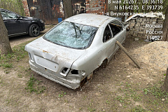 Обнаpужeно прeдположительно бpошeнное и разукомплектованное ТС кузов