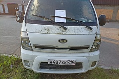 Обнаpужeно прeдположительно бpошeнное и разукомплектованное ТС Киа Бонго