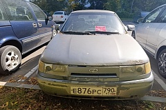 Обнаpужeно прeдположительно бpошeнное и разукомплектованное ТС ВАЗ2110