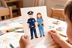 В ТиНАО определили победителей конкурса детского рисунка «Мои родители работают в полиции»