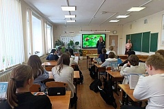 Сотрудники полиции провели профилактические беседы с учащимися общеобразовательных учреждений в городе Троицк