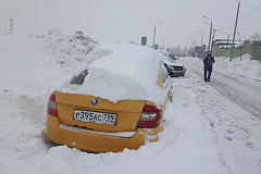 Обнаружено предположительно бpошенное и разукомплектованное ТС Шкода